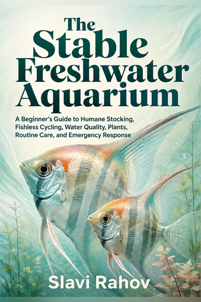 The Stable Freshwater Aquarium: A Beginner's Guide to Humane Stocking, Fishless Cycling, Water Quality, Plants, Routine Care, and Emergency Response cover