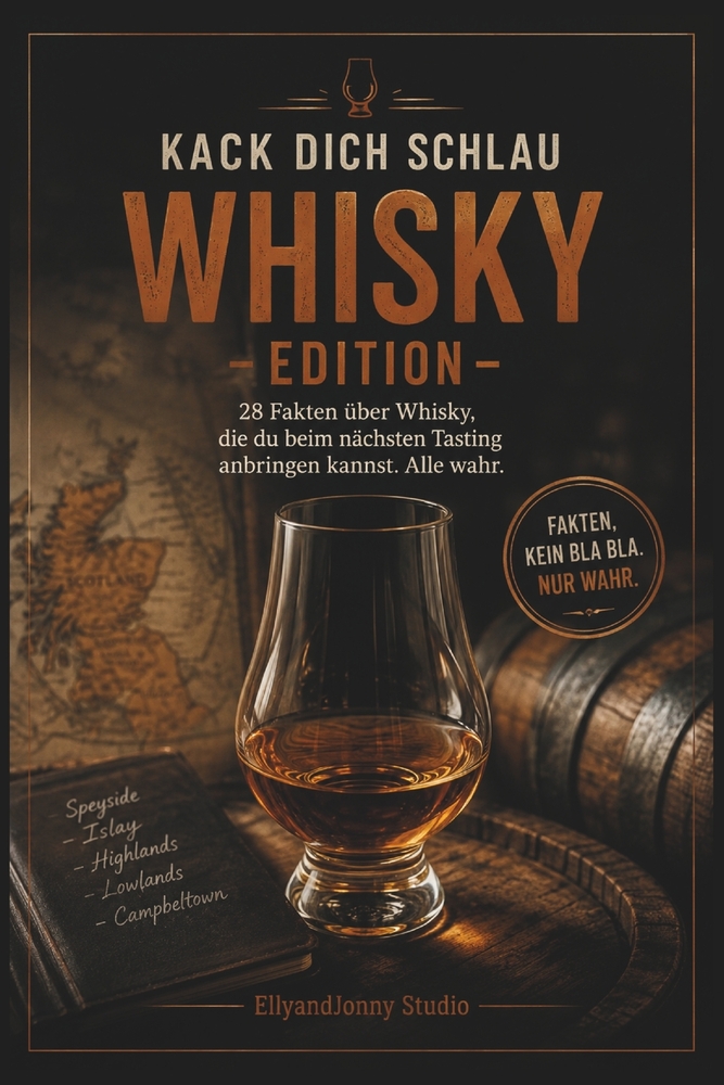 Kack dich schlau - Whisky Edition: 28 überraschende Whisky-Fakten - das unterhaltsame Wissensbuch für Whisky-Liebhaber, Einsteiger und Tastings cover