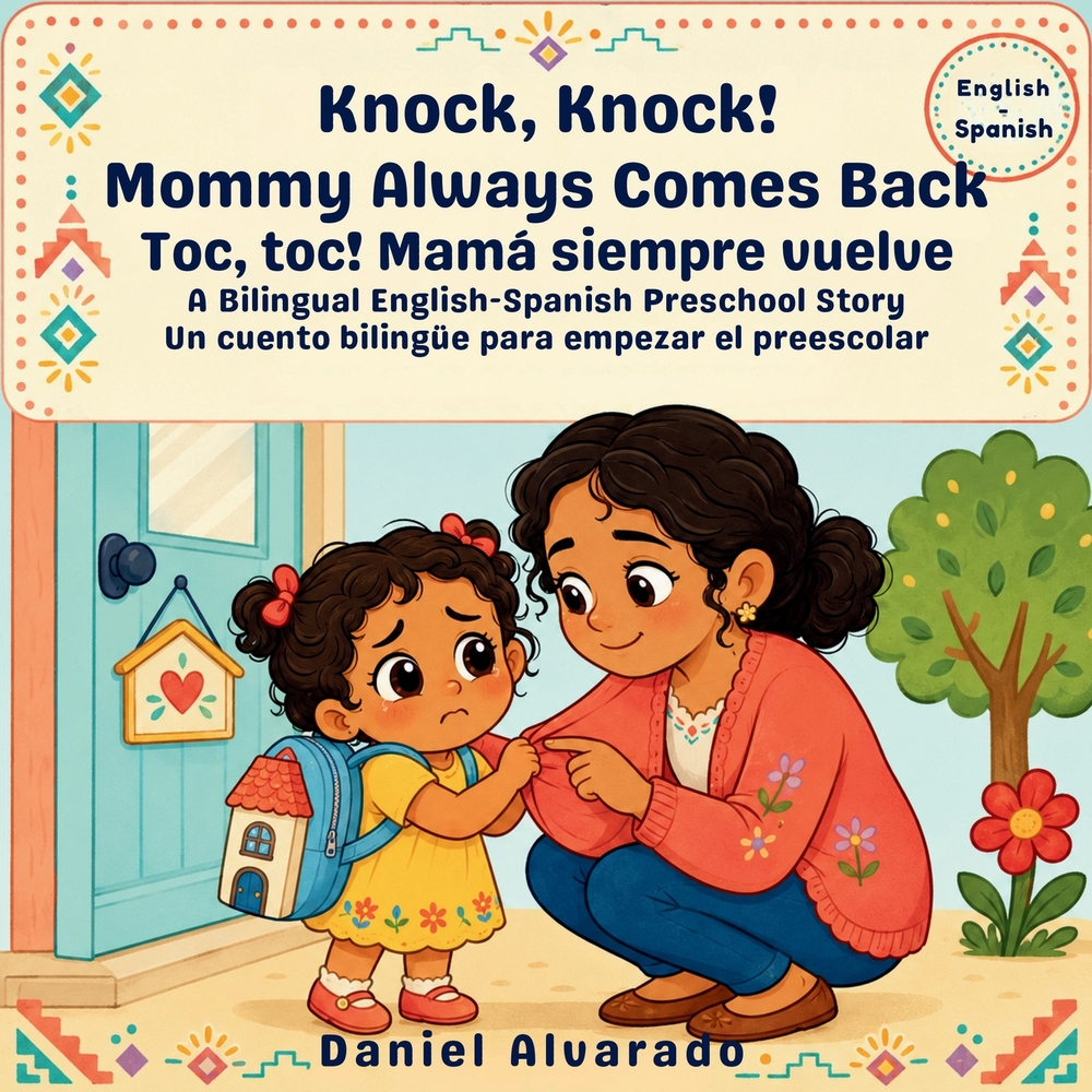 Knock, Knock! Mommy Always Comes Back - ¡Toc, Toc! Mamá Siempre Regresa: A Bilingual Children's Book (English - Spanish) about Separation Anxiety and cover