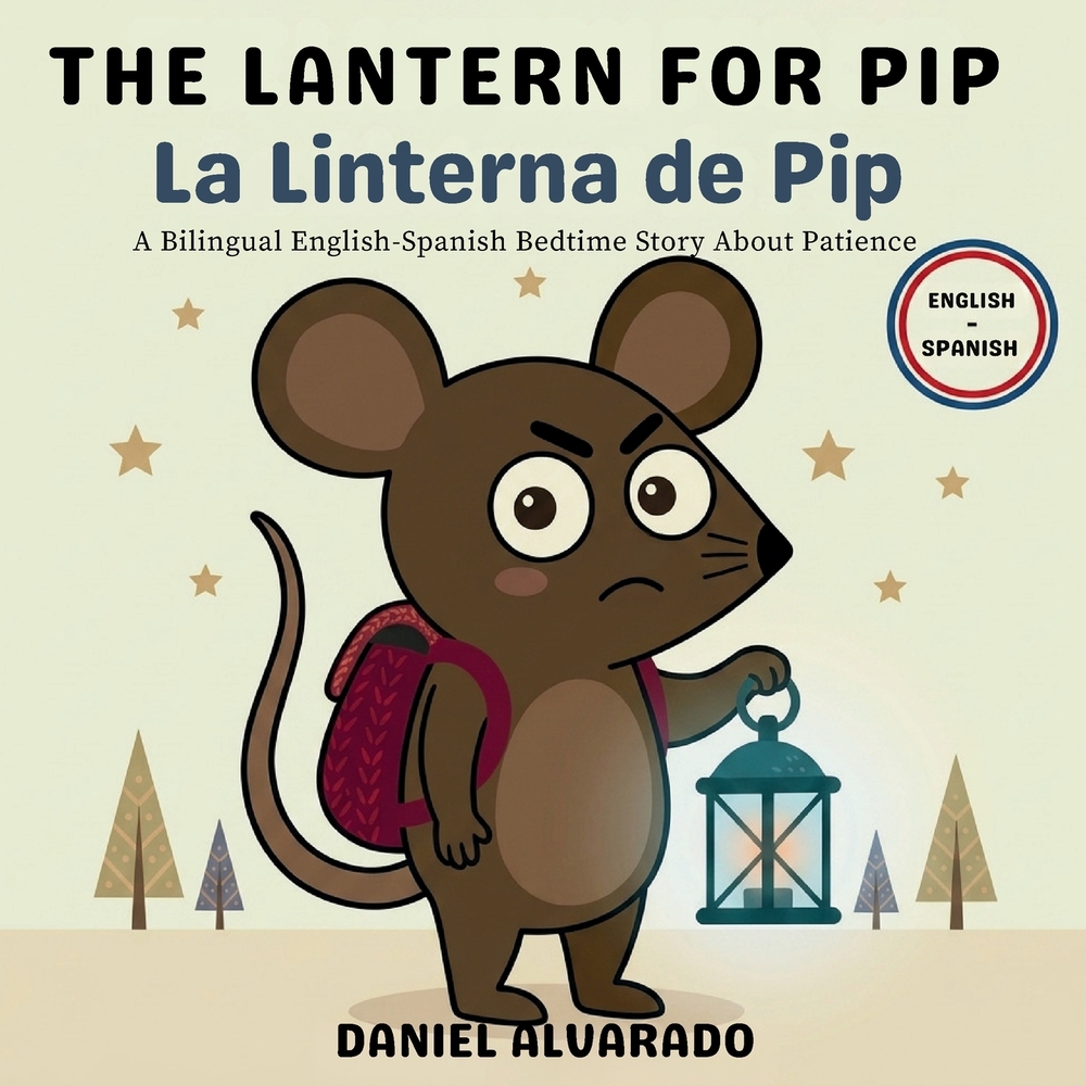 The Lantern for Pip - La Linterna de Pip: A Bilingual English-Spanish Bedtime Story About Patience cover
