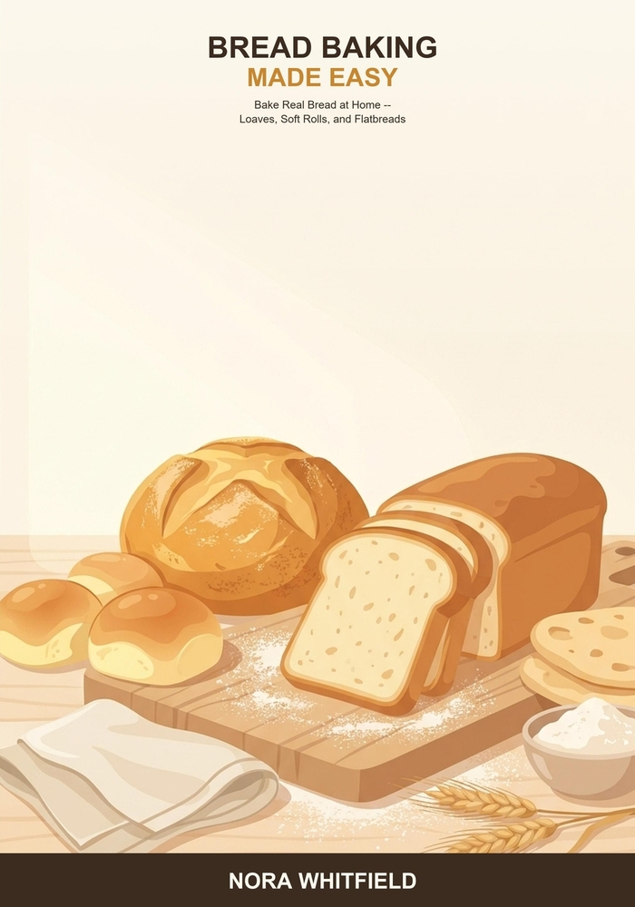 Bread Baking Made Easy: A Beginner's Guide to Baking Real Bread at Home -- Simple Loaves, Soft Rolls, Quick Breads, and Flatbreads from Scratch cover