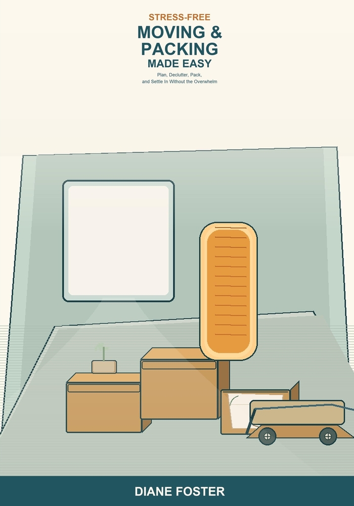 Stress-Free Moving and Packing Made Easy: A Beginner's Guide to Planning, Decluttering, Packing, and Settling In -- Simple Steps to Move Your Home Wit cover