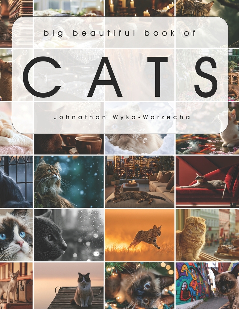Big Beautiful Book of Cats: Cat Coffee Table Picture Book Cat Breed Photography Images Feline Home Decor Accent Piece cover