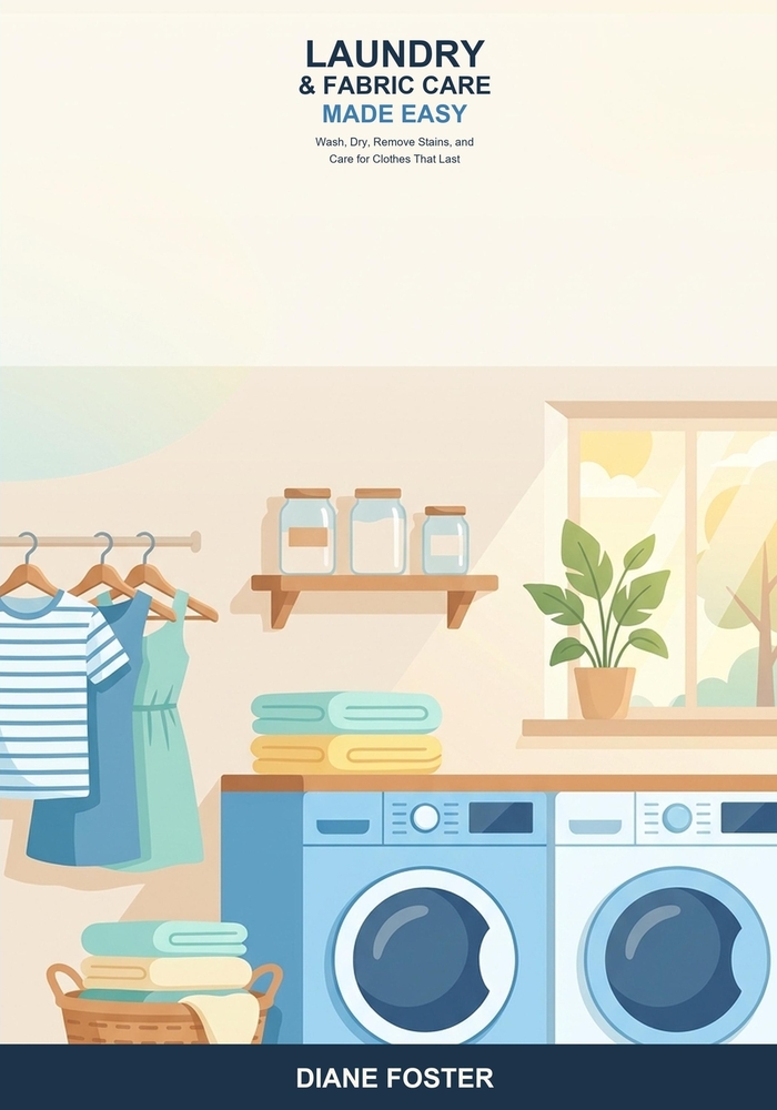 Laundry and Fabric Care Made Easy: A Beginner's Guide to Washing, Drying, Stain Removal, and Caring for Your Clothes -- Simple Steps to Fresh, Clean, cover