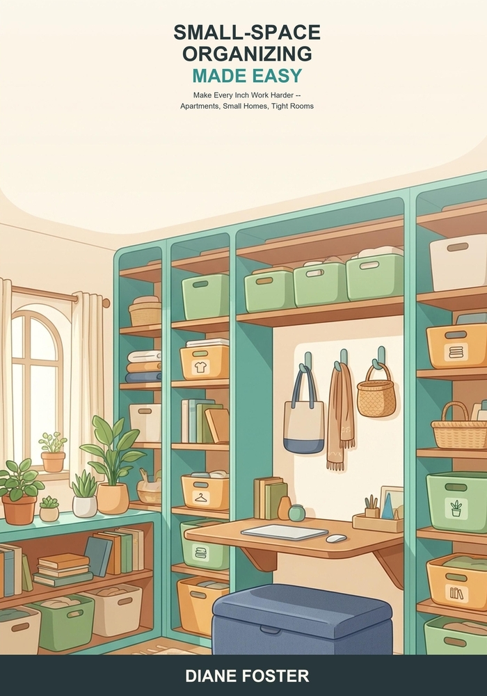 Small-Space Organizing Made Easy: A Beginner's Guide to Organizing Apartments, Small Homes, and Tight Rooms -- Smart, Simple Ways to Make Every Inch W cover