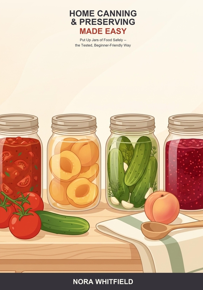 Home Canning and Preserving Made Easy: A Beginner's Guide to Safely Putting Up Food at Home -- from Water-Bath Jams and Pickles to Pressure Canning, w cover