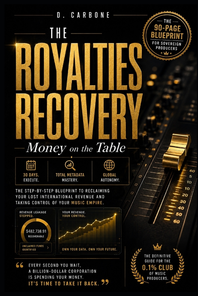 The Royalties Recovery: Money on the Table: The 90-Page Blueprint to Reclaiming Your Global Music Assets cover
