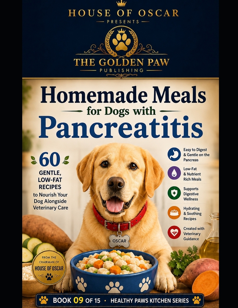 Homemade Meals for Dogs with Pancreatitis: Gentle, Low-Fat Recipes to Nourish Your Dog Alongside Veterinary Care cover