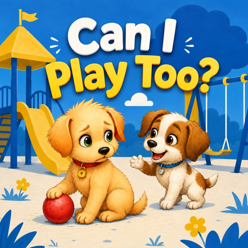 Can I Play Too?: A Toddler Book About Sharing, Taking Turns, and Making Friends at the Playground (Social Skills for Toddlers & Preschoolers Ages 2-4) cover