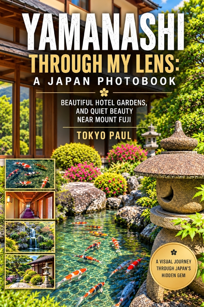 Yamanashi Through My Lens: A Japan Photobook: Beautiful Hotel Gardens and Quiet Beauty Near Mount Fuji cover