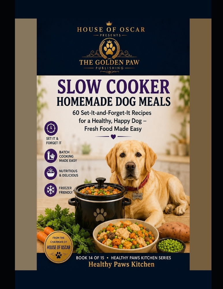 Slow Cooker Homemade Dog Meals: 60 Set-It-and-Forget-It Recipes for a Healthy, Happy Dog - Fresh Food Made Easy cover