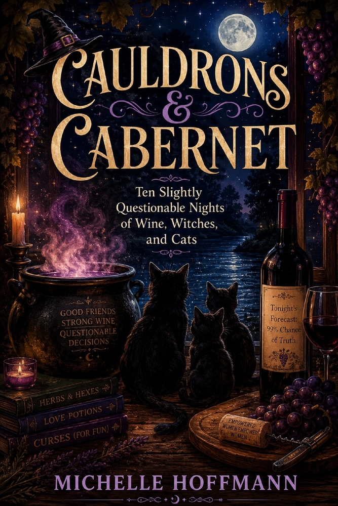Cauldrons & Cabernet: Ten Slightly Questionable Nights of Wine, Witches, and Cats cover