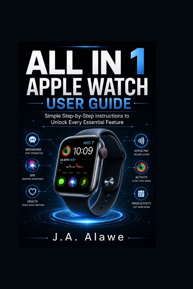All in 1 apple watch user guide: Simple Step-by-Step Instructions to Unlock Every Essential Feature cover