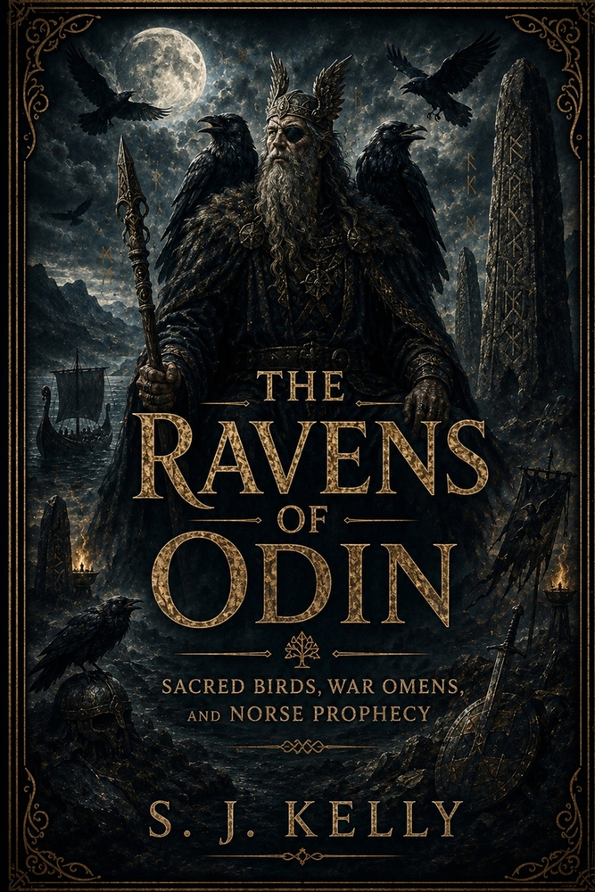 The Ravens of Odin: Sacred Birds, War Omens, and Norse Prophecy cover
