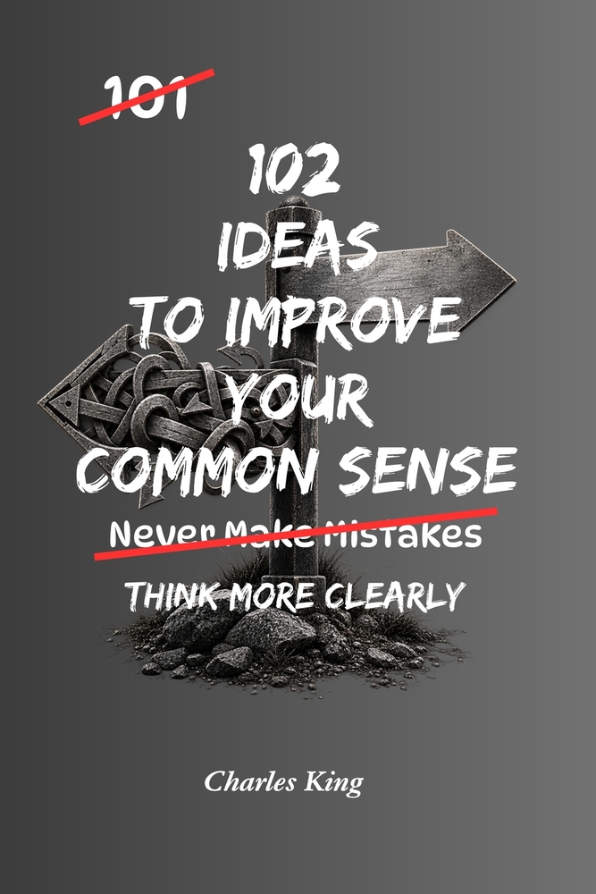 102 Ideas To Improve Your Common Sense: No Perfect Judgement. No Overthinking Everything. Simple Everyday Ideas To Make Better Decisions, Avoid Obviou cover