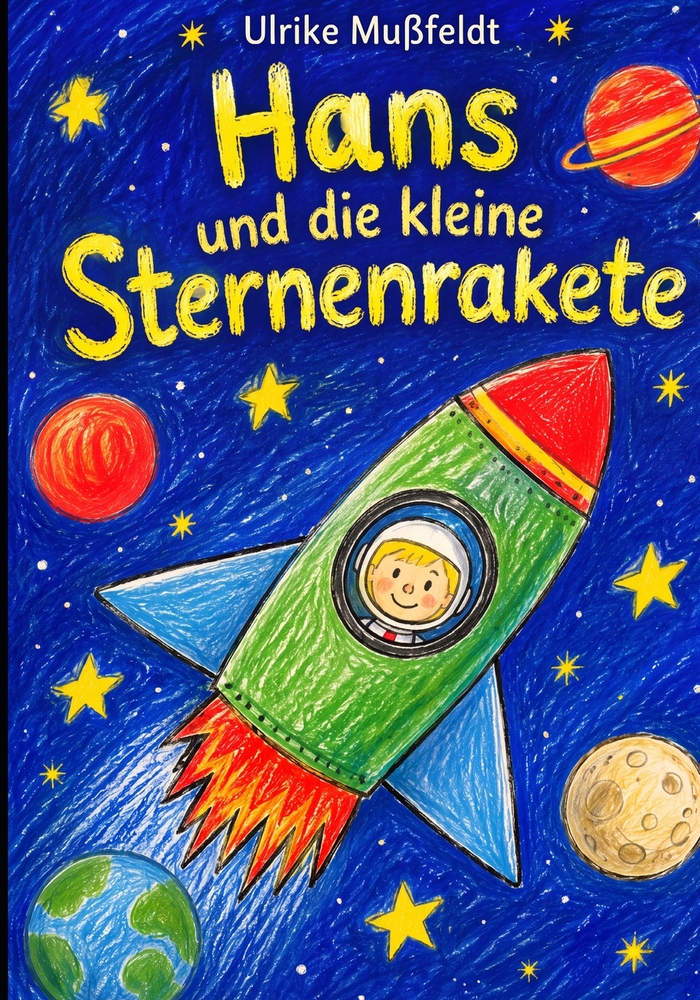 Hans und die kleine Sternenrakete cover