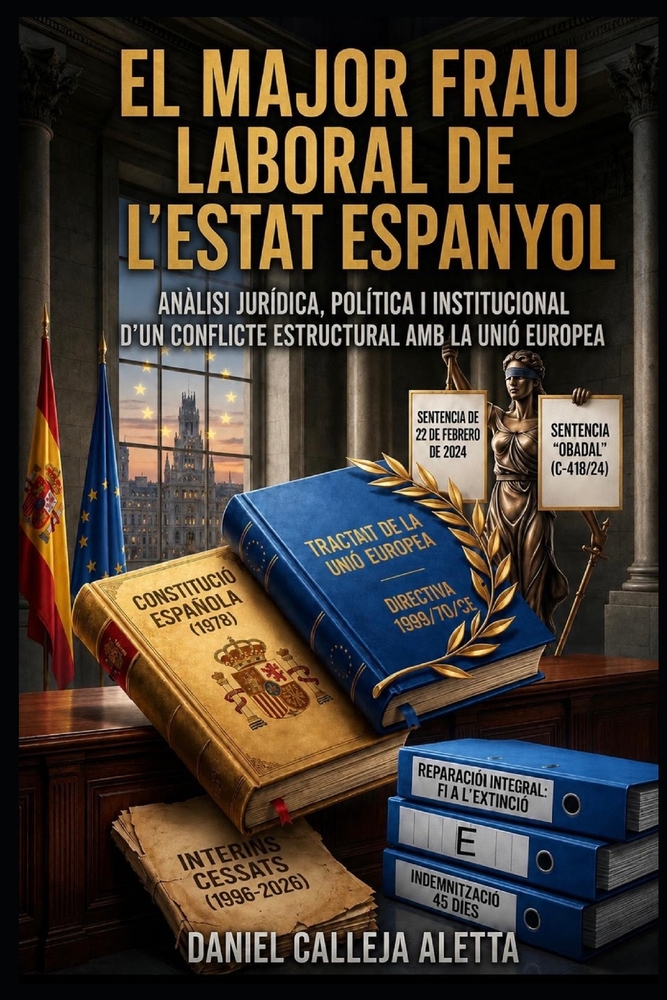El Major Frau Laboral de l'Estat Espanyol: Abús de temporalitat en la funció pública: 25 anys d'engany institucional cover
