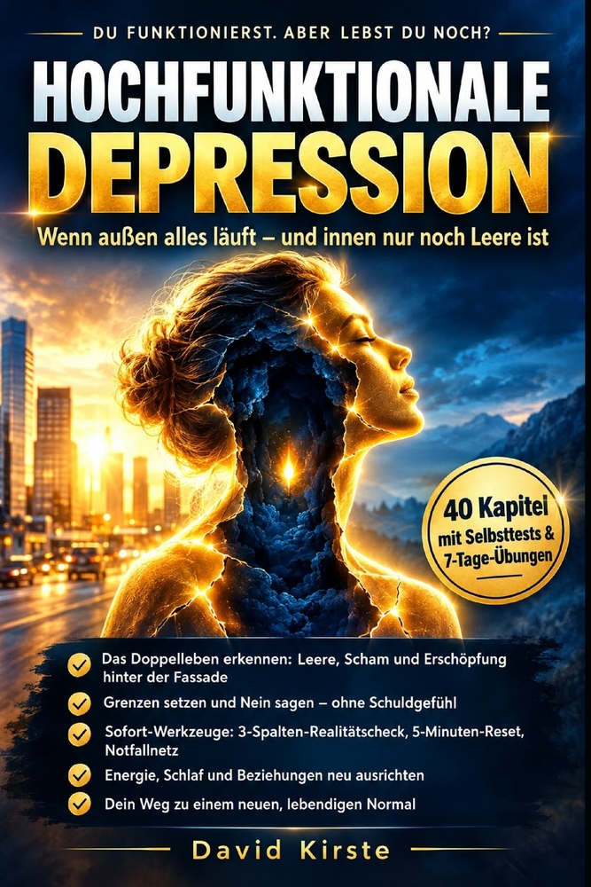 Hochfunktionale Depression: Wenn du funktionierst, aber innerlich leer bist cover