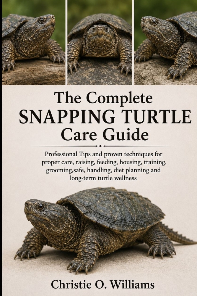 The Complete Snapping Turtle Care Guide: Professional Tips and proven techniques for proper care, raising, feeding, housing, training, grooming, safe, cover