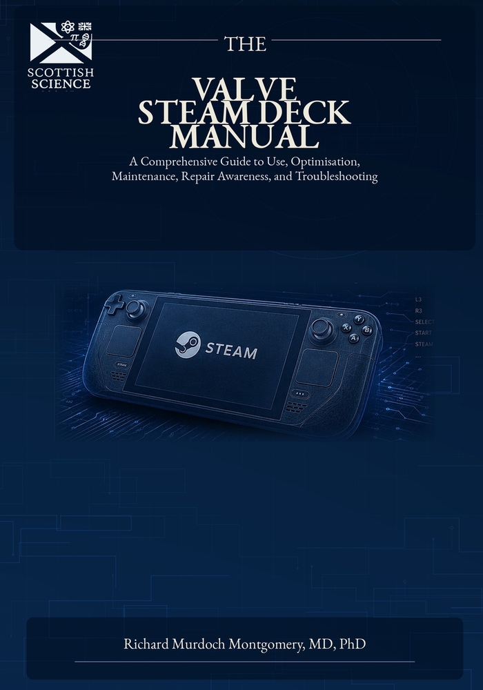 The Valve Steam Deck Manual: A comprehensive guide to use, optimisation, maintenance, repair awareness, and troubleshooting cover