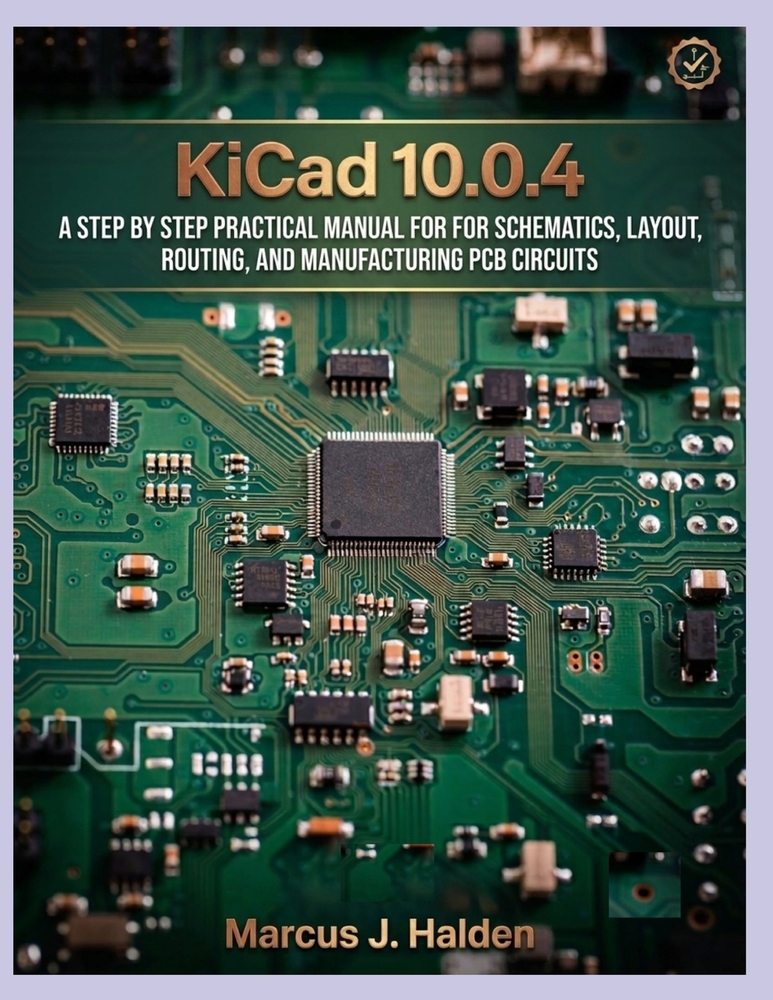 Kicad (10.0.4) User Guide for Beginners and Pro(2026 Edition): A Step by Step Practical Manual for for Schematics, Layout, Routing, and Manufacturing cover