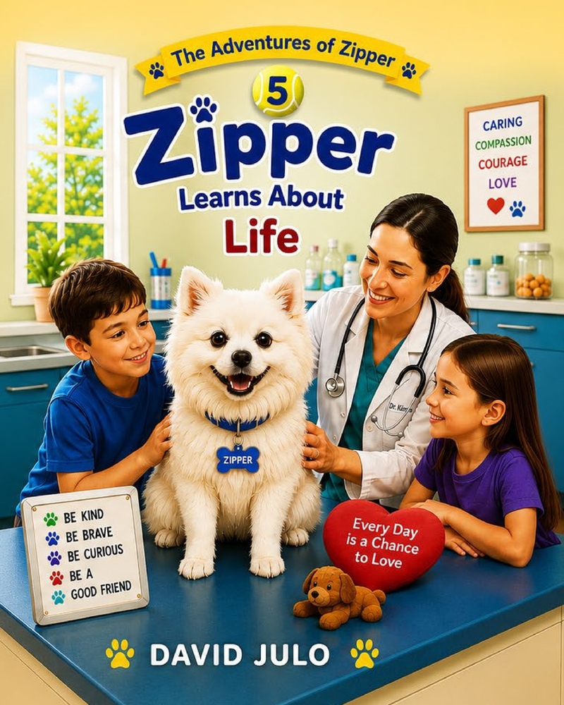 Zipper Learns About Life: A Children's Story About Patience, Learning, Home, Rules, Structure, Comfort and Safety cover