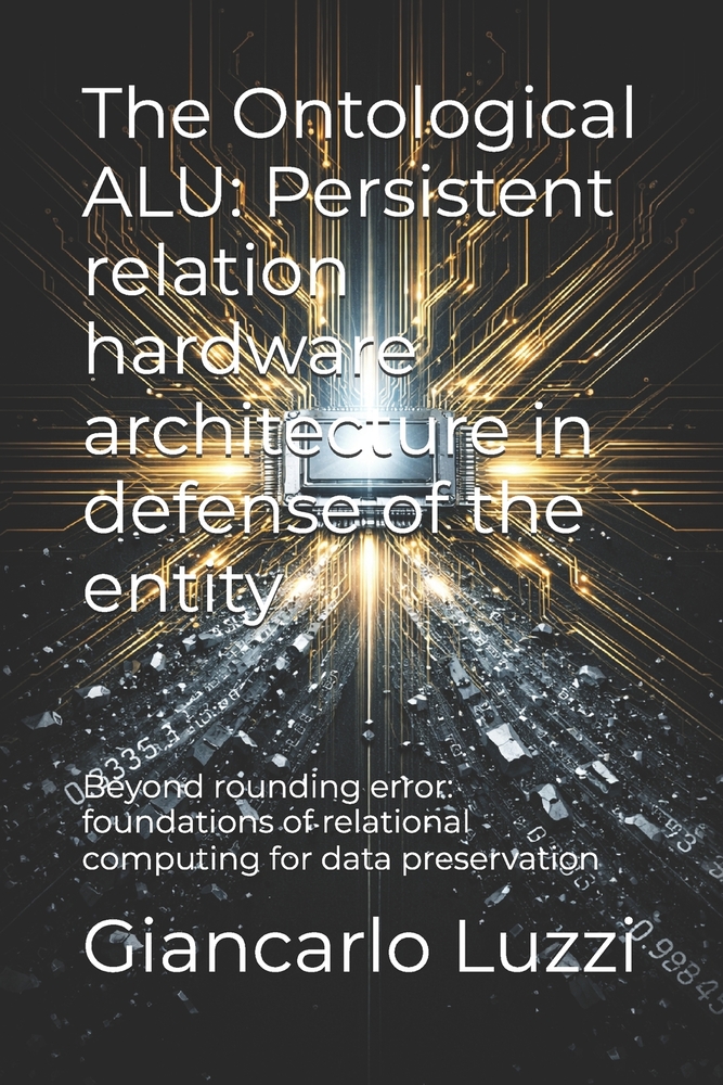 The Ontological ALU: Persistent relation hardware architecture in defense of the entity: Beyond rounding error: foundations of relational computing fo cover