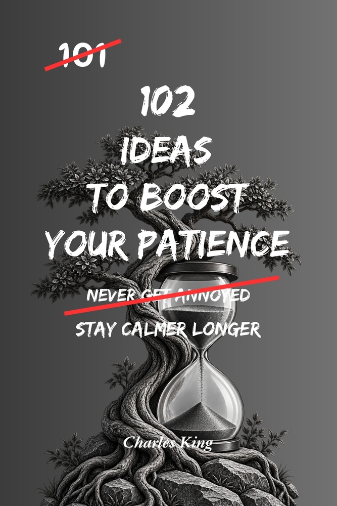 102 Ideas To Boost Your Patience: No Perfect Calm. Simple Everyday Ideas To Handle Delays, Reduce Frustration, Manage Irritation, and Respond More Pat cover