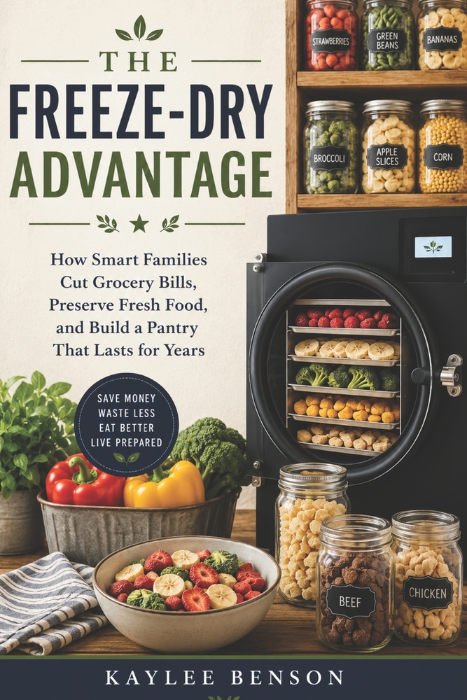 The Freeze-Dry Advantage: How Smart Families Cut Grocery Bills, Preserve Fresh Food, and Build a Pantry That Lasts for Years cover