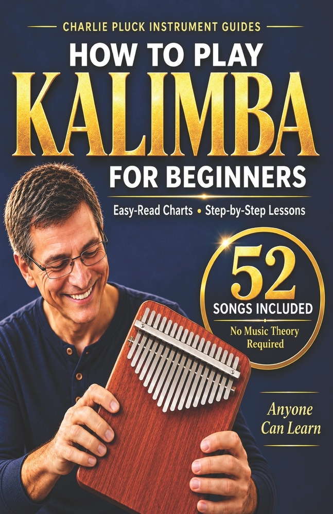 How to Play Kalimba for Beginners: 52 Song Lessons with Easy-Read Charts, Hands-On Technique, and Thorough Guidance Covering Folk, Classical, Hymns, a cover