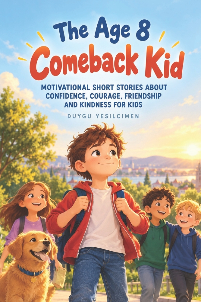 The Age 8 Comeback Kid: Motivational Short Stories About Confidence, Courage, Friendship and Kindness for Kids cover