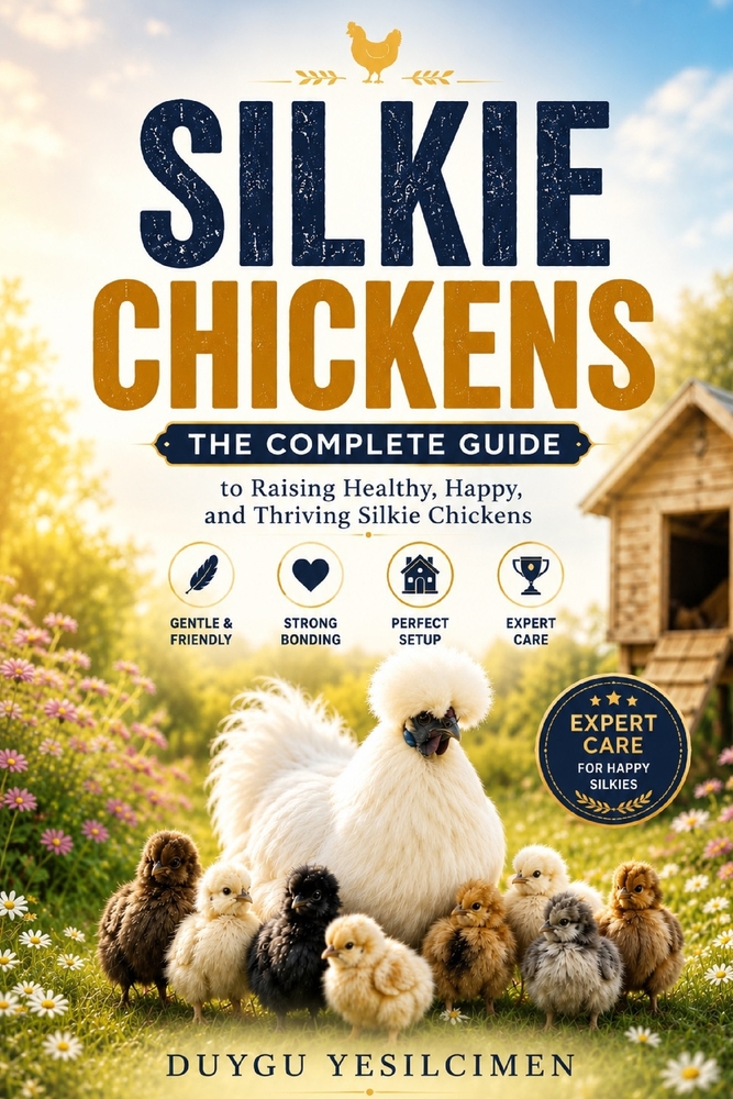 Silkie Chicken Handbook: Care, Behavior & Daily Life Guide /The Complete Guide to Raising Healthy, Happy, and Thriving Silkie Chickens cover