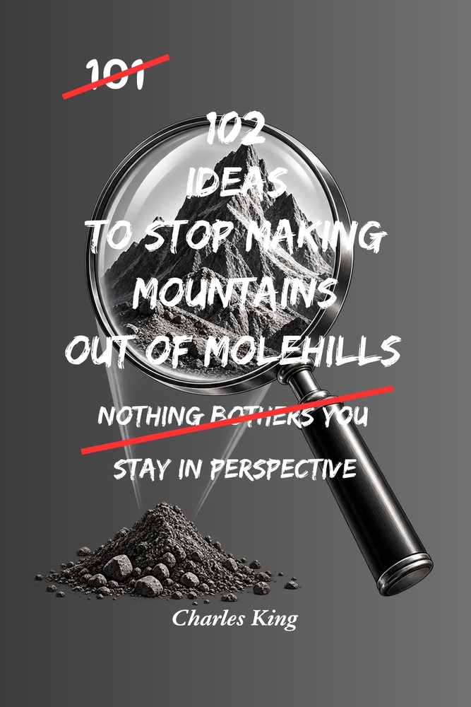 102 Ideas To Stop Making Mountains Out Of Molehills: No Catastrophising. Simple Everyday Ideas To Keep Problems In Perspective, Reduce Overreactions, cover