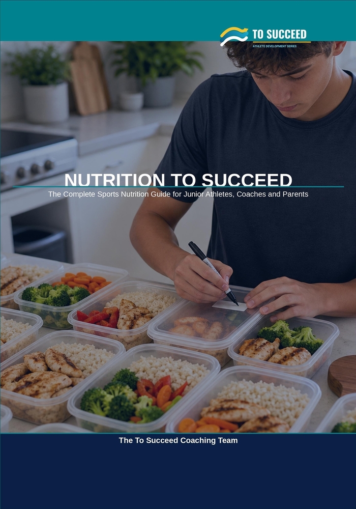 Nutrition to Succeed: The Complete Sports Nutrition Guide for Junior Athletes, Coaches and Parents cover