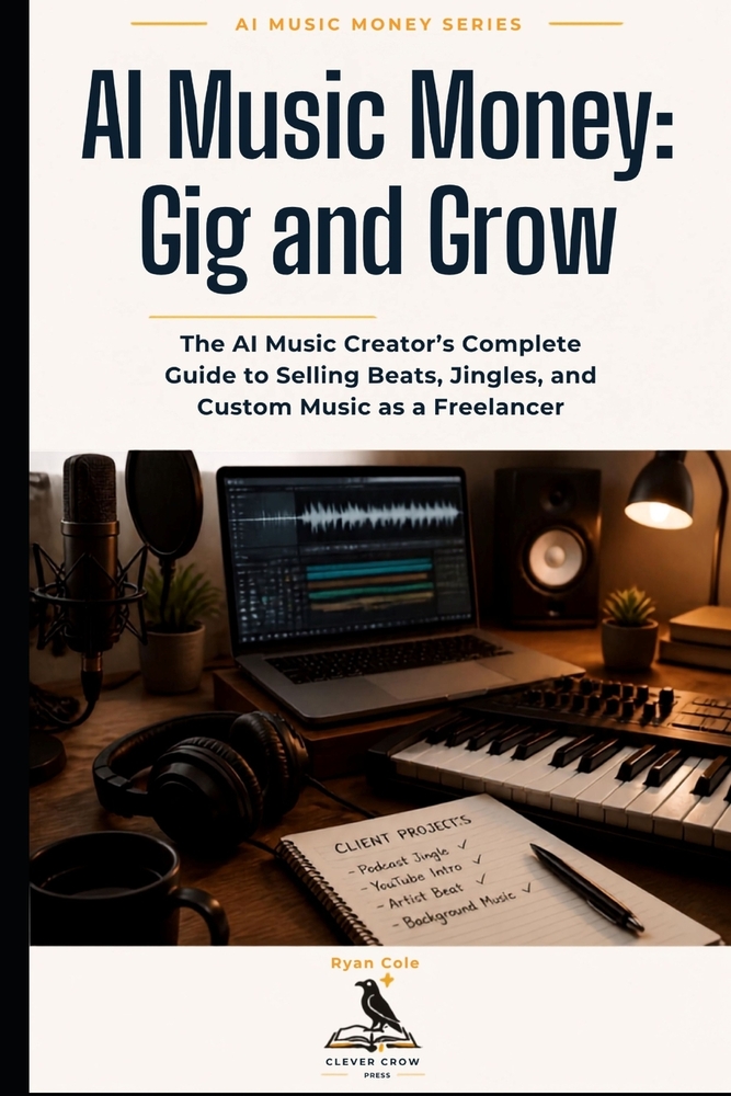 AI Music Money: How to Start Earning with AI-Generated Music from Scratch cover