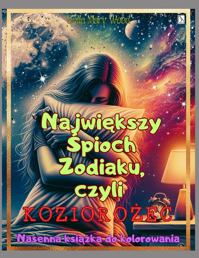 Największy Śpioch zodiaku, czyli Koziorożec: Nasenna książka do kolorowania cover