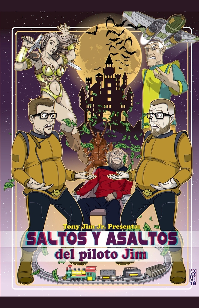 Saltos y asaltos del piloto Jim cover