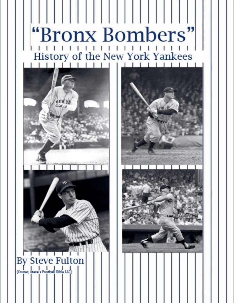 "Bronx Bombers" History of the New York Yankees cover