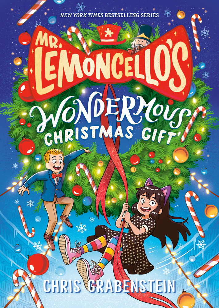 Mr. Lemoncello's Wondermous Christmas Gift cover