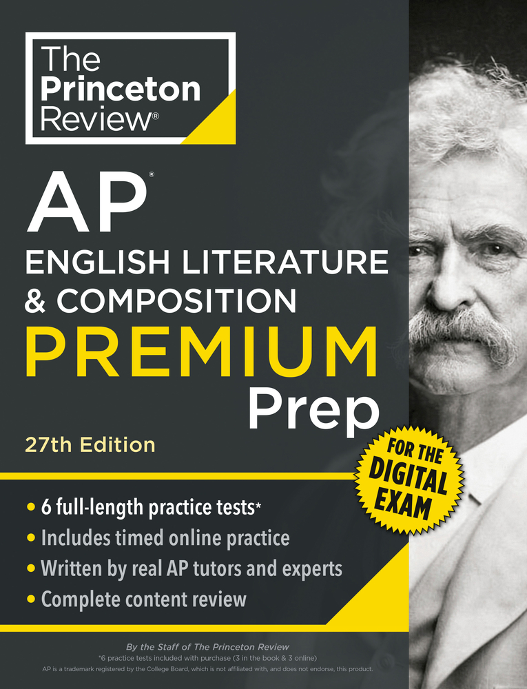 Princeton Review AP English Literature & Composition Premium Prep, 27th Edition: 6 Practice Tests + Digital Practice Online + Content Review cover