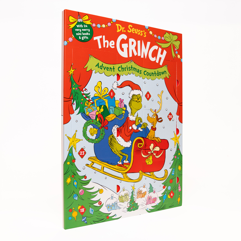 Dr. Seuss's the Grinch Advent Christmas Countdown: With 24 Very Merry Mini Books & Gifts cover