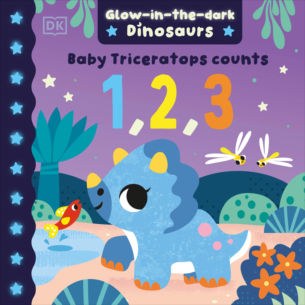Baby Triceratops Counts 1, 2, 3 cover