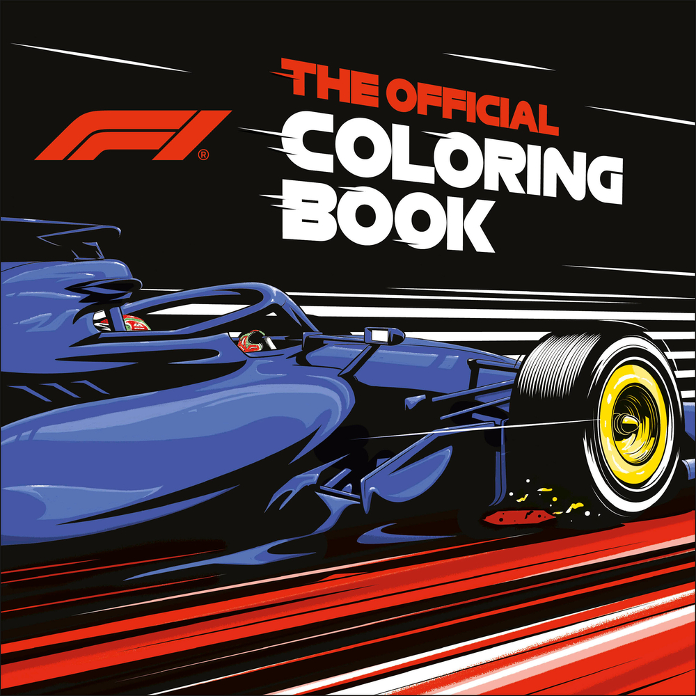 The Official F1 Coloring Book cover