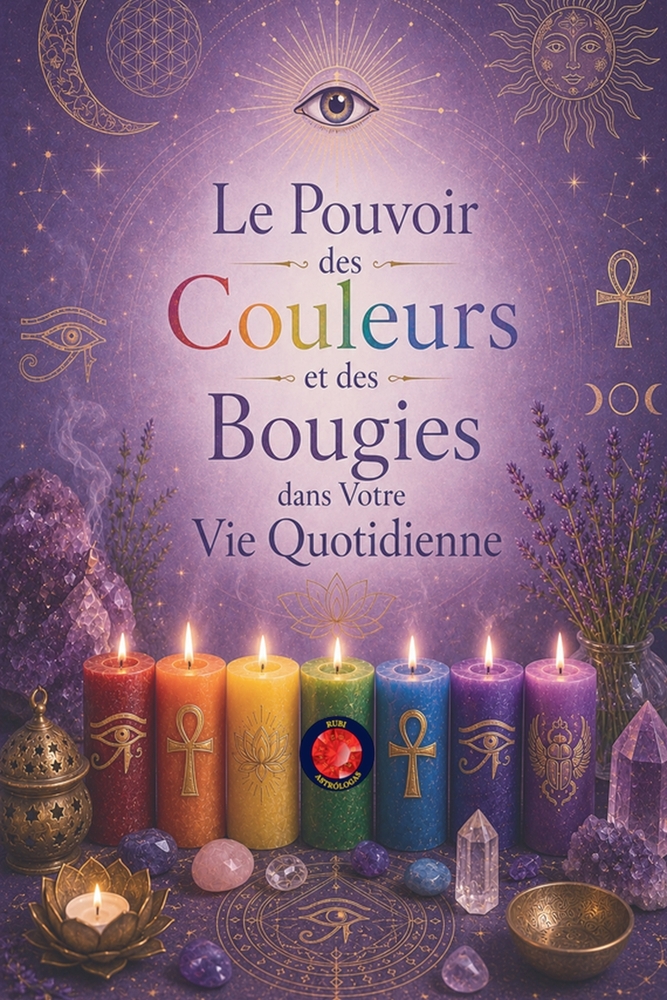 Le Pouvoir des Couleurs et des Bougies dans Votre Vie Quotidienne cover