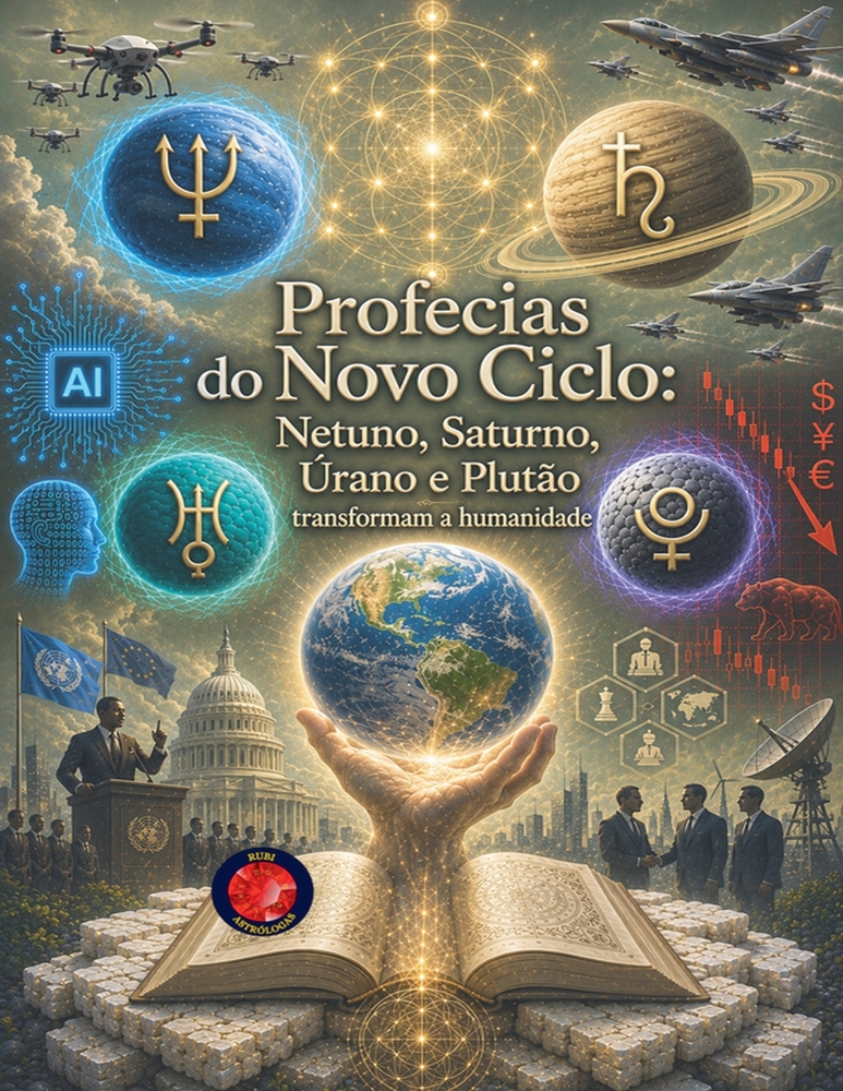 Profecias do Novo Ciclo: Netuno, Saturno, Úrano e Plutão transformam a humanidade cover