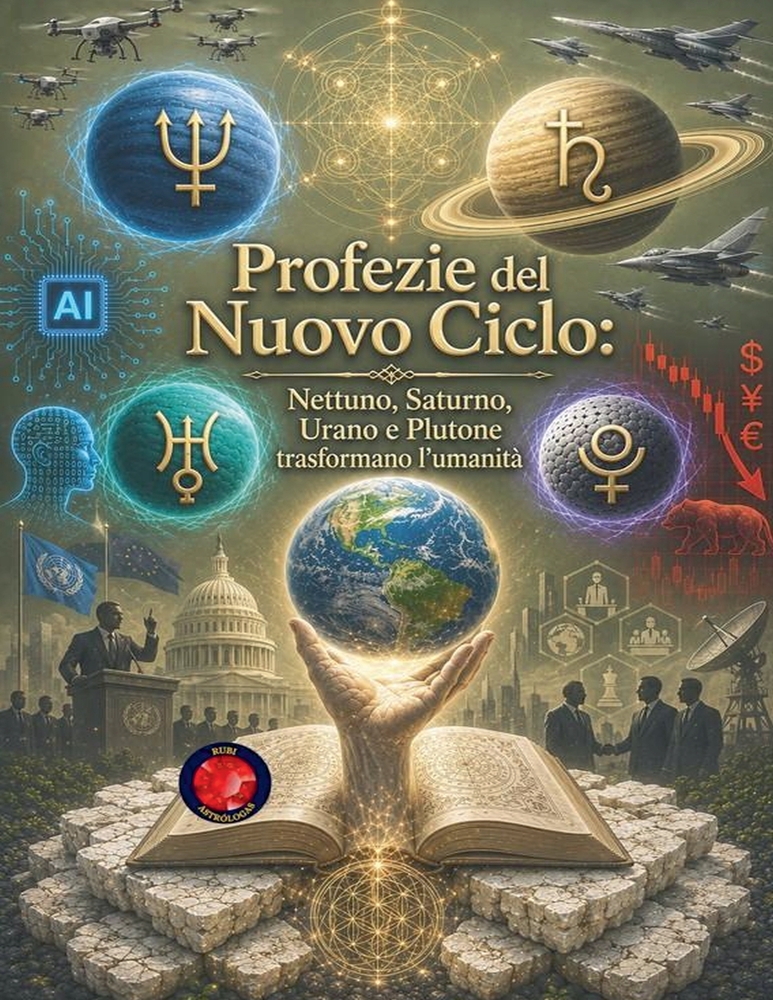 Profezie del Nuovo Ciclo: Nettuno, Saturno, Urano e Plutone trasformano l'umanità cover