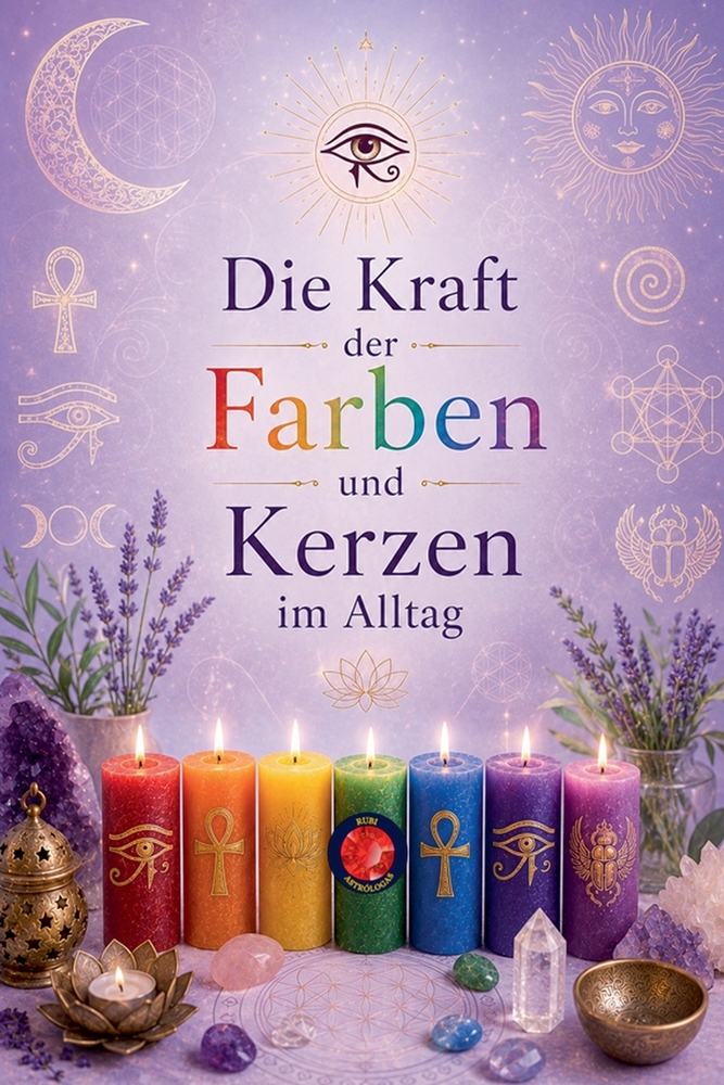 Die Kraft der Farben und Kerzen im Alltag cover