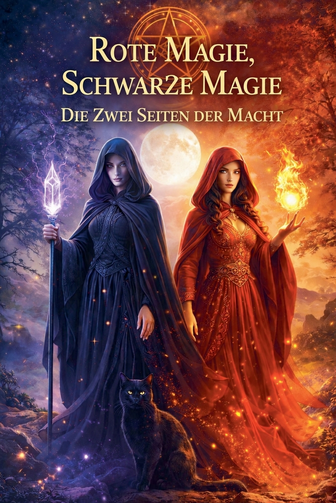 Rote Magie, Schwarze Magie: Die Zwei Seiten der Macht cover