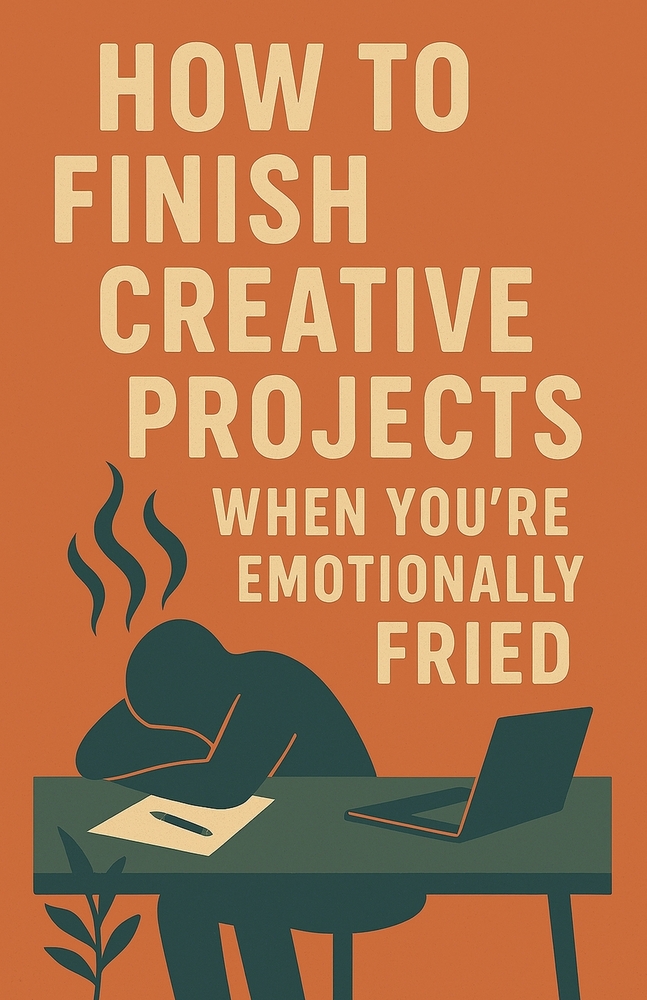 How to Finish Creative Projects When You're Emotionally Fried cover