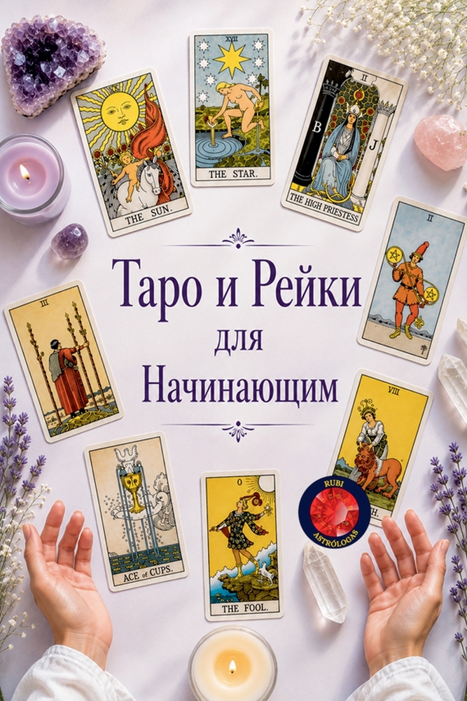 Таро и Рейки для Начинающ cover